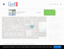 Tablet Screenshot of geekmaispasque.com